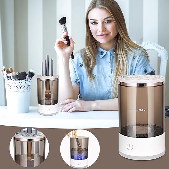 Automatic Makeup Brush Cleaner – Portable, Powerful & Easy to Use