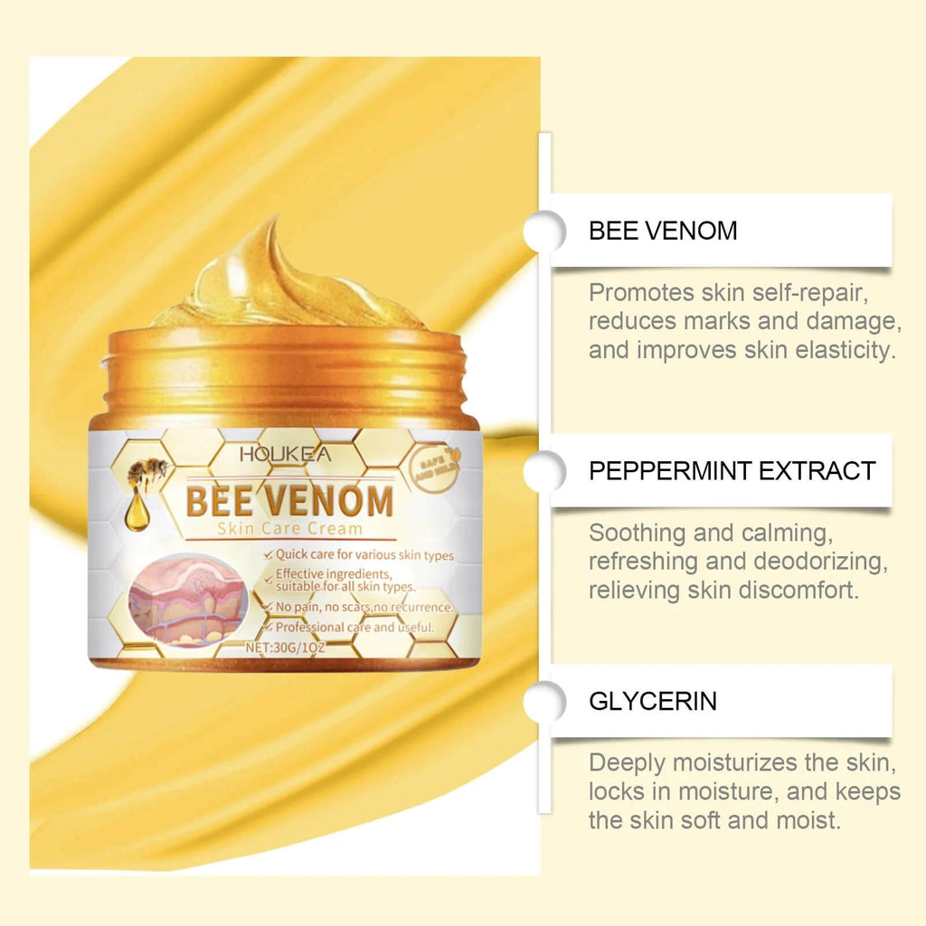 HOUKEA Bee Venom Cream – Naturally Smooth, Firm & Glow