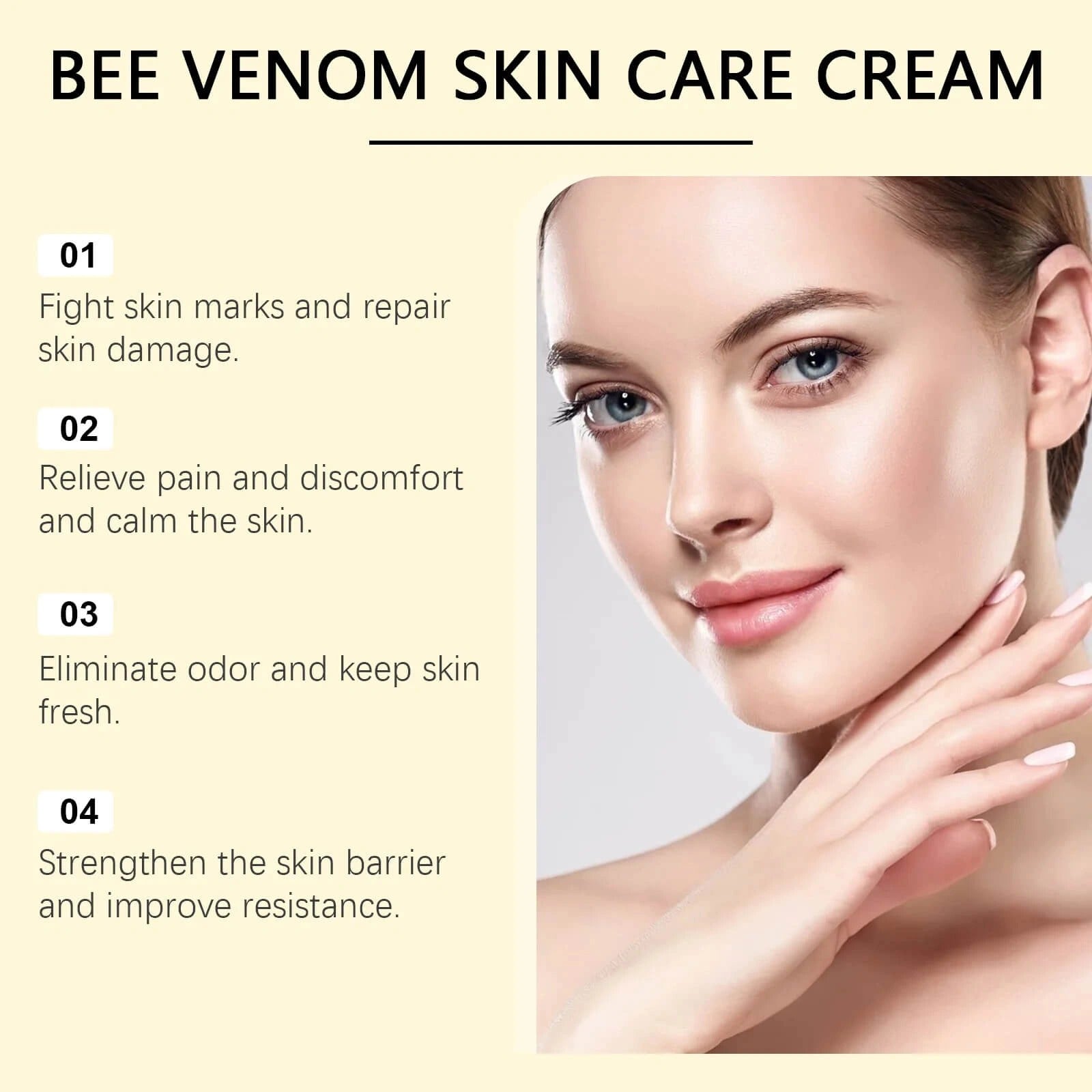 HOUKEA Bee Venom Cream – Naturally Smooth, Firm & Glow
