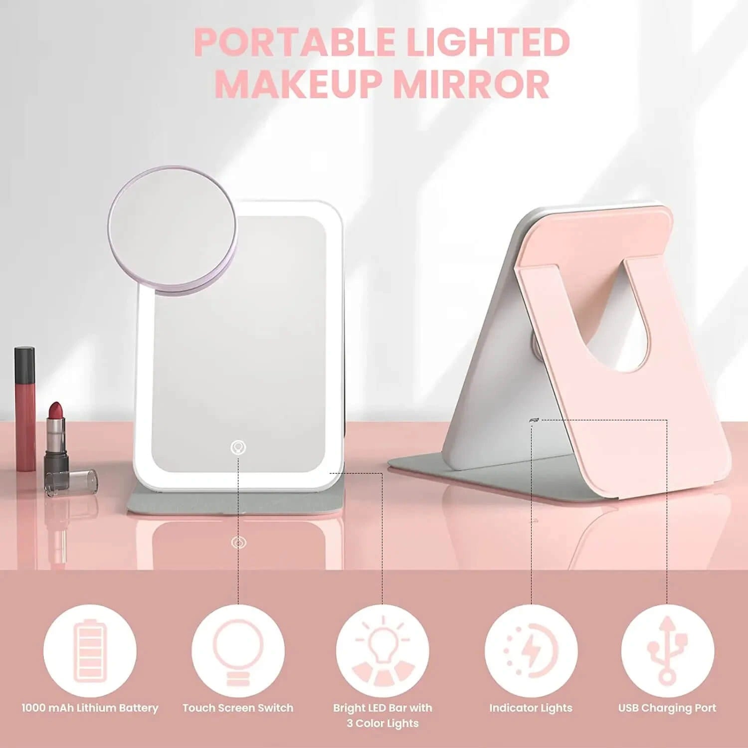 LED Vanity Mirror – Bright Light, Perfect Makeup