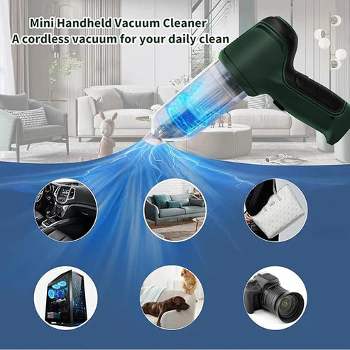 Quick Clean Mini Vacuum – Lightweight & Rechargeable